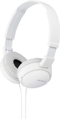 Sony MDRZX110 ZX Series Stereo Over Ear Headphones, White | Quill.com