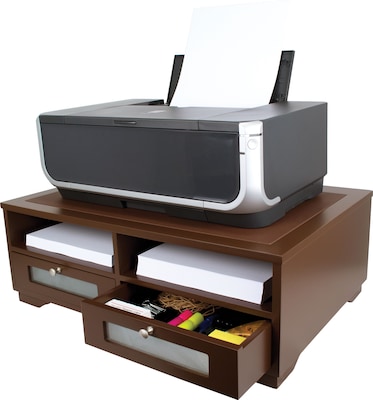 Victor Technology Wood Printer Stand, Mocha Brown (B1130)