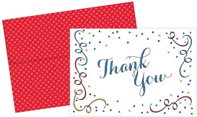 Great Papers® Party Elements Thank You Cards, 20/Pack