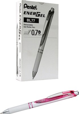 Pentel® EnerGel® Pearl Deluxe RTX Liquid Gel Ink Retractable Pens, Medium  Point, Black Ink, Dozen (B | Quill.com