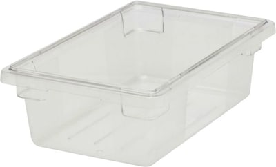 Cambro 4 3/4 Gal Clear Plastic Food Storage Container - 18L x 12
