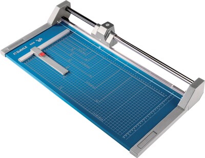 Dahle Professional Rolling Trimmer, 28.25", Blue (554) | Quill.com