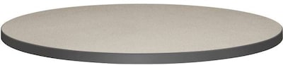 HON® Preside Laminate Round Conference Tabletop, 42"D, Gray, 1 1/8"H x 42"W x 42"D
