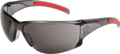 Crews HellKat™ HK112 Safety Glasses, Smoke Frame, Gray Lens