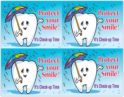 Graphic Image Postcards; for Laser Printer; Protect Smile, 100/Pk