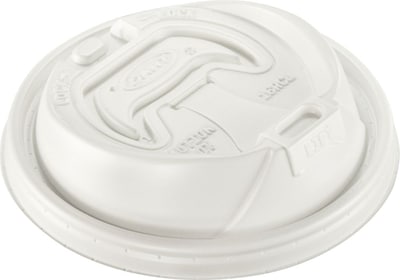 Dart® Optima® White Reclosable Foam Cups Lids, 16 oz., 1000/Carton (16RCL)