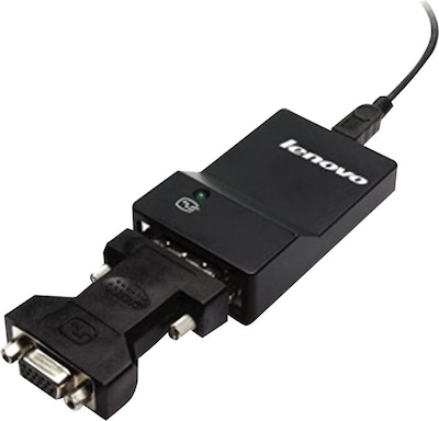 Lenovo™ USB 3.0 To DVI/VGA Monitor Adapter; Black | Quill.com
