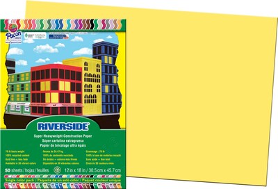 Riverside Groundwood Construction Paper 100percent Recycled 18 x