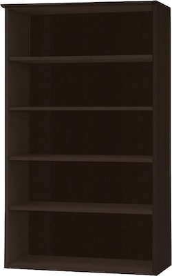 Safco Medina 5 Shelf 68H Bookcase, Mocha (MVB5LDC)