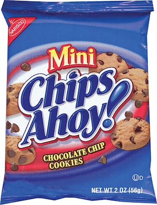 Chips Ahoy! Chocolate Chip Cookies, 2 oz, 60/Carton (NFG015480)