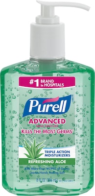 Purell® Instant Hand Sanitizer with Aloe, 8 oz.