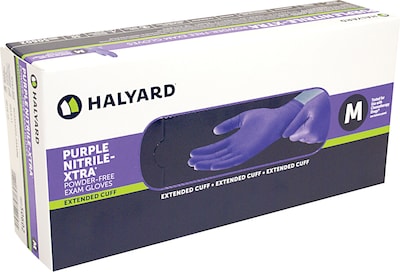 halyard nitrile gloves