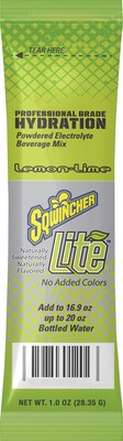 Sqwincher Lite™ Electrolyte Powdered Beverage Mix, Lemon-Lime, 1.0 oz., 8/Pack (060283-LL)