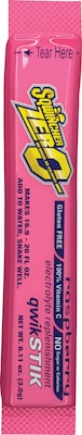 Sqwincher ZERO Qwik Stik™ Electrolyte Sugar Free Powdered Beverage Mix, Raspberry, 0.11 oz., 50/Pk