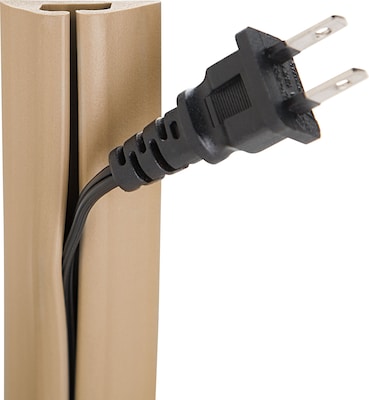 UT Wire 5' Cable Concealers & Covers, Beige (UTW-CPM5-BG)