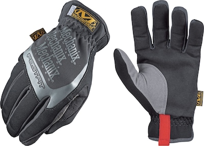 Mechanix Wear® FastFit® High Dexterity Gloves, Spandex/Synthetic, Elastic, Large, Black