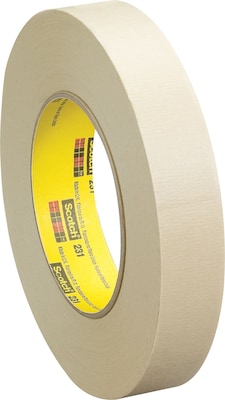 Scotch 231 Masking Tape, 1" x 60 Yards, 36/Case (T935231)