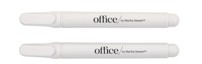 Office by Martha Stewart™ Liquid Chalk Markers, 2 Pack, White