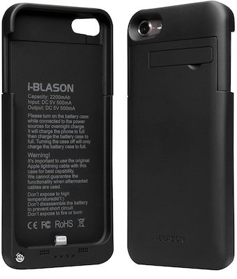 i-Blason PowerGlider 8-Pin Lightning Rechargeable Battery Case for Apple iPod  Touch 5th Generation, | Quill.com
