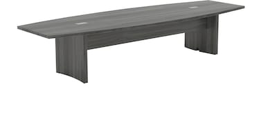 Safco Aberdeen 144W Conference Table, Gray Steel (ACTB12LGS)