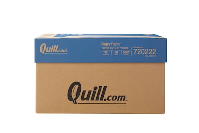 Quill Brand® Copy and Printer Paper 8.5x11", 10 Reams, 500 Sheets |  Quill.com