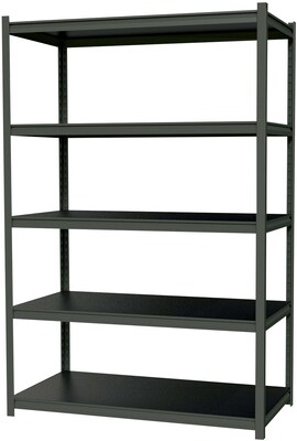 Iron Horse, 3200 Pound Concealed Rivet Shelving Unit, 5 Shelf, 24x48x72