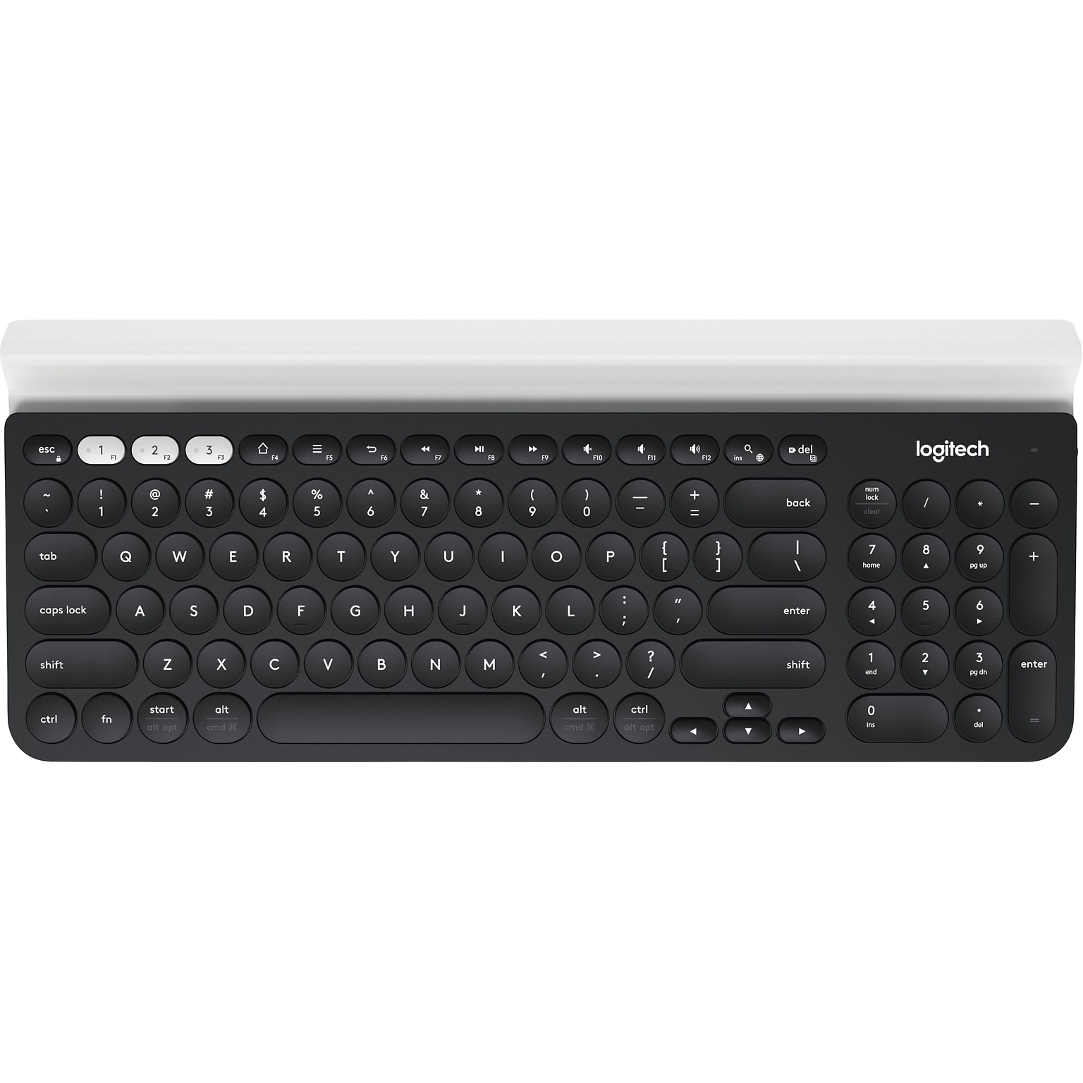 Logitech Wireless Keyboard, Multi-Device, Black (920-008149) Quill.com