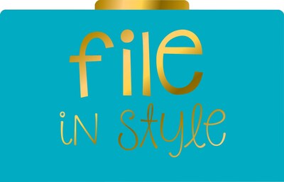 Barker Creek "File in Style" File Folders with Gold Foil, 3-Tab, Legal Size, 9/Pack (BC2513)