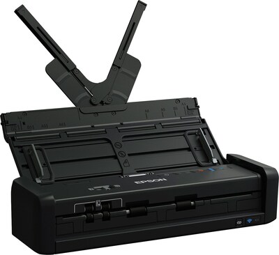 Epson ES-300W Wireless Duplex Mobile Color Document Scanner with Auto  Document Feeder | Quill.com