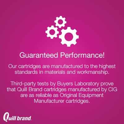 Quill Brand Remanufactured Laser Toner Cartridge Comparable to Canon® 120 Black (100% Satisfaction Guaranteed)