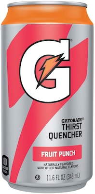 Gatorade Thirst Quencher Fruit Punch Sports Drink, 11.6 Fl. Oz., 24/Carton (QUA30903)
