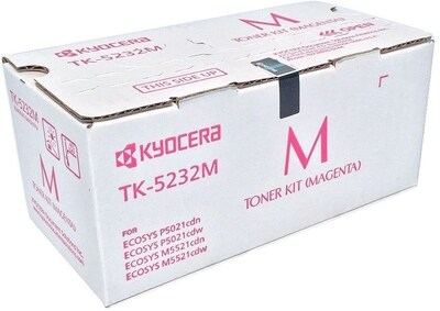 Kyocera TK-5232M Magenta Standard Yield Toner Cartridge