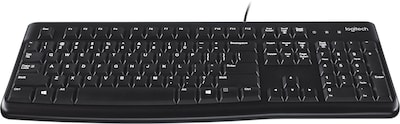 Logitech K120 USB Keyboard, Black (920-002478) | Quill.com