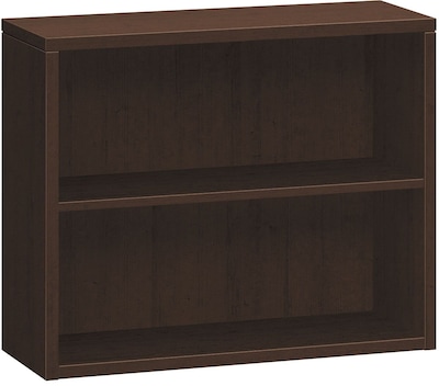 HON 10500 Series Bookcase, 2 Shelves, 36W, Mocha Finish (HON105532MOMO)