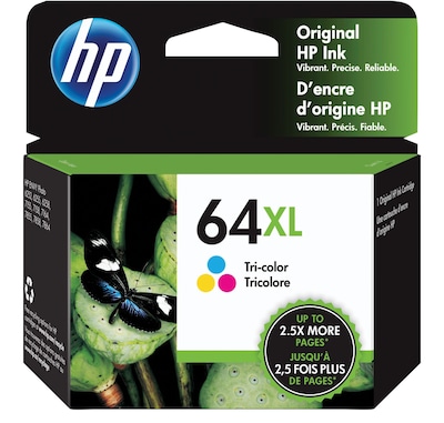 HP 64XL Tri-Color High Yield Ink Cartridge   (N9J91AN#140)