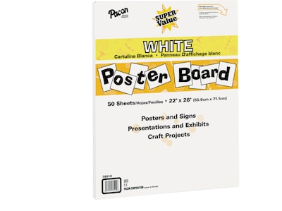 Pacon Spotlight Single Walled Presentation Board, 48 x 36 - 24 count