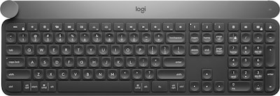 Logitech Craft Advanced with Creative Input Dial Wireless Keyboard, Gray (920-008484)