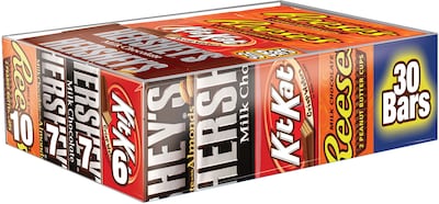  incomplete HERSHEY'S Assorted Standard Bar Variety: 45 oz.