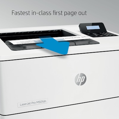 HP LaserJet M501dn Laser Printer with Built-In Ethernet & Duplex Printing  (J8H61A) | Quill.com