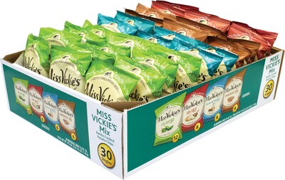Miss Vickies Kettle Cooked Variety Potato Chips, 30 Bags/Pack (295-00010)