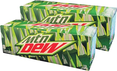 Mountain Dew Soda, 12 oz., 24/Carton (83776)