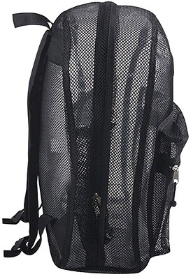 Staples Mesh Backpack, Black (29693)