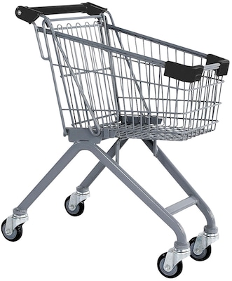 Buy Kiddy Wire Shopping Cart, Metallic Gray Online at desertcart Aruba
