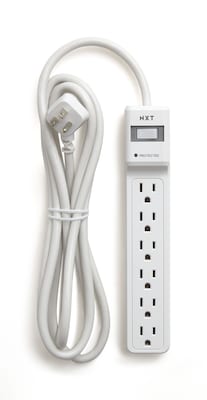 NXT Technologies™ 6-Outlet Surge Protector, 8 Cord, 900 Joules (NX54314)