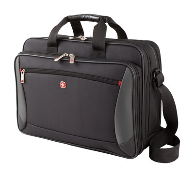 Wenger Mainframe 16" Laptop Briefcase, Black