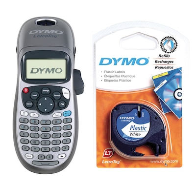 Dymo LetraTag LT-100H Portable Label Maker & LetraTag 91331 Tape - Special  Offer! | Quill.com