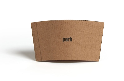 Perk™ Paper Hot Cup Sleeves, Brown, 1000/Carton (PK56227CT)