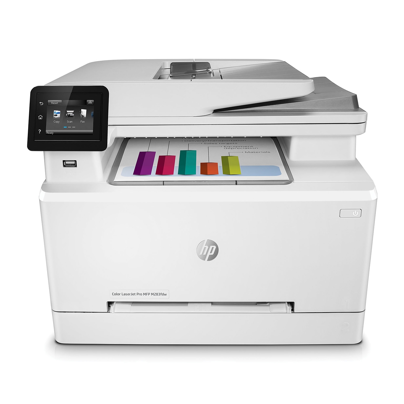 HP LaserJet Pro M283fdw Wireless Color All-In-One Laser Printer (7KW75A) |  Quill.com