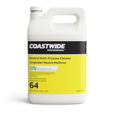 Coastwide Professional Multi-Purpose Neutral Cleaner 64, 3.78L, 4/Carton (CW640001-A)