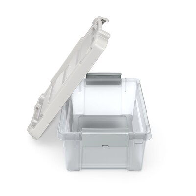 IRIS Weathertight Plastic Storage Container With Latch Lid 14 12 x